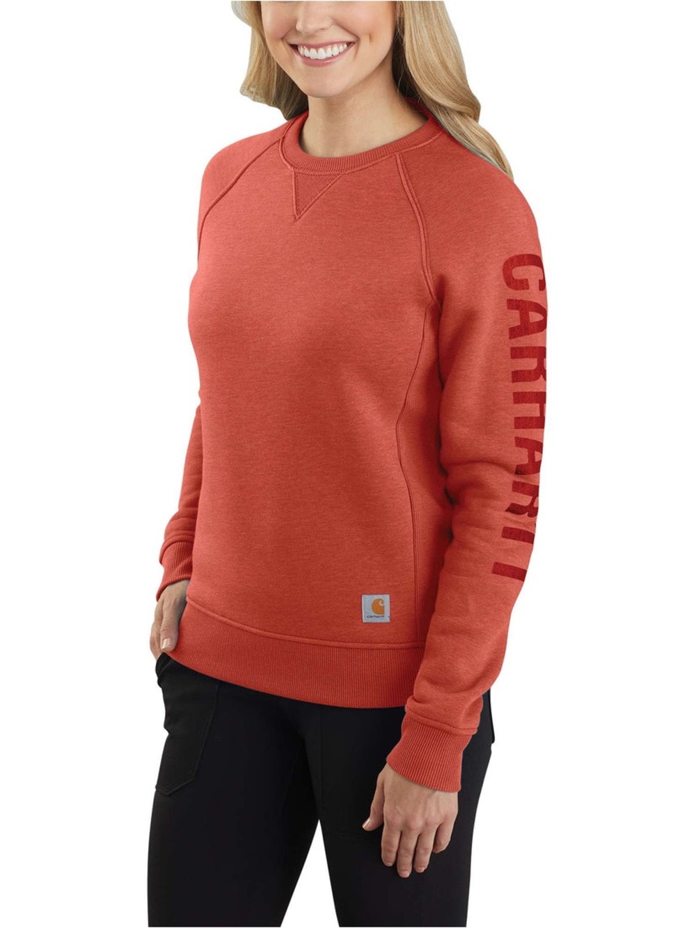 Carhartt Women's Burnt Orange Pullover Sweatshirt